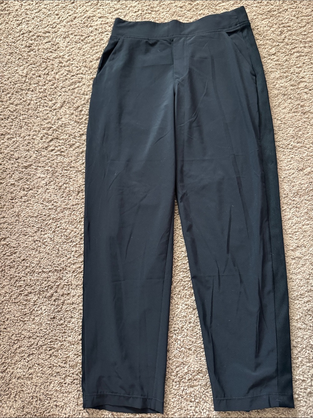 Athleta Black Pants with Pockets Straight leg size 4